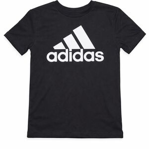 Adidas Boys Black Logo T-Shirt Size 8